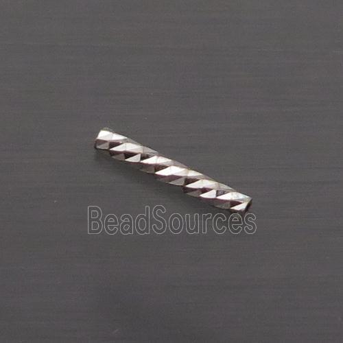 Sterling Silver Column Beads