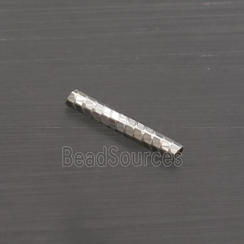 Sterling Silver Tube Beads