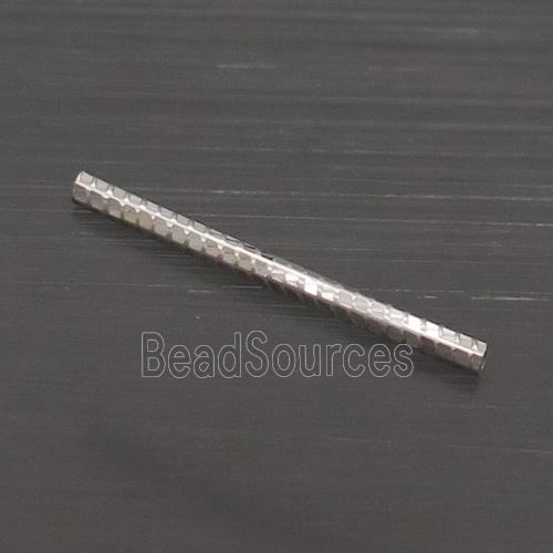 Sterling Silver Column Beads