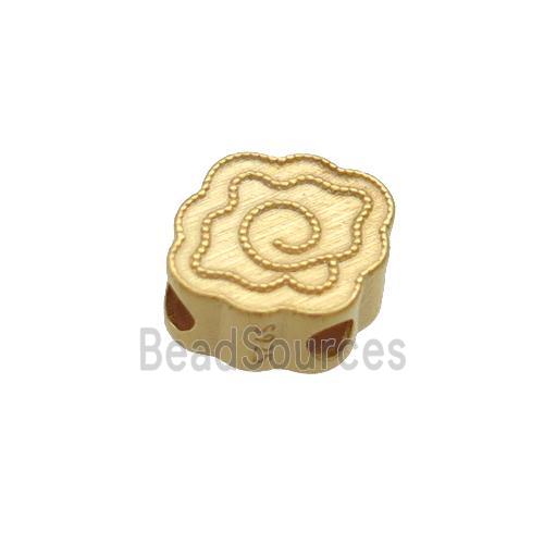 Sterling Silver Beads Chinese Lucky Gold Plated