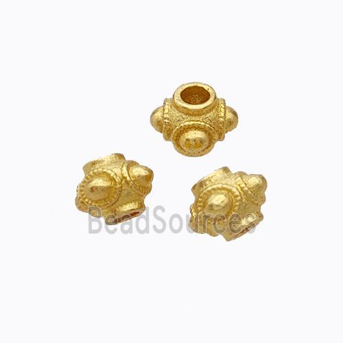 925 Sterling Silver Beads Gold Plated