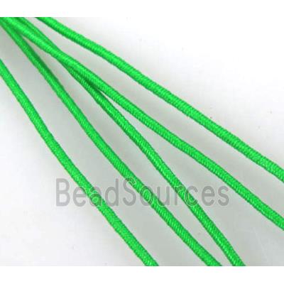 elastic fabric wire, binding thread, green