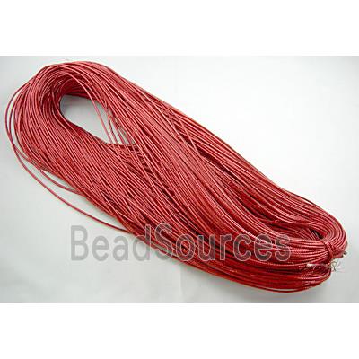 Jewelry Metallic Cord, Red