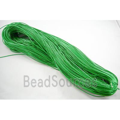 Jewelry Metallic Cord, Green