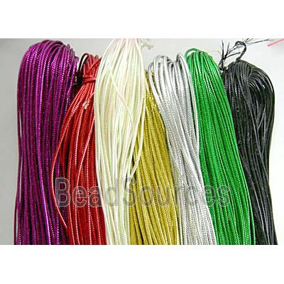 Jewelry Metallic Cord, Mix Color