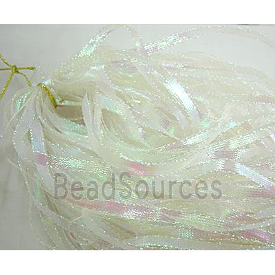 Jewelry Metallic Cord, White AB Color