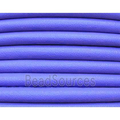 PU leather Cord, round, lavender