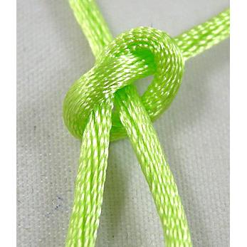 Light Green, Satin Rattail Cord