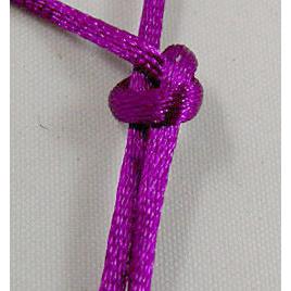 Purple Satin Rattail Cord