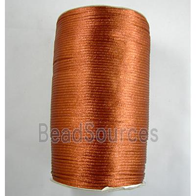 Satin Rattail Cord, brown