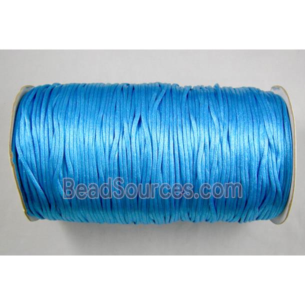 Satin Rattail Cord, Sapphire