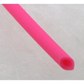 Rubber Cord, hollow, pink