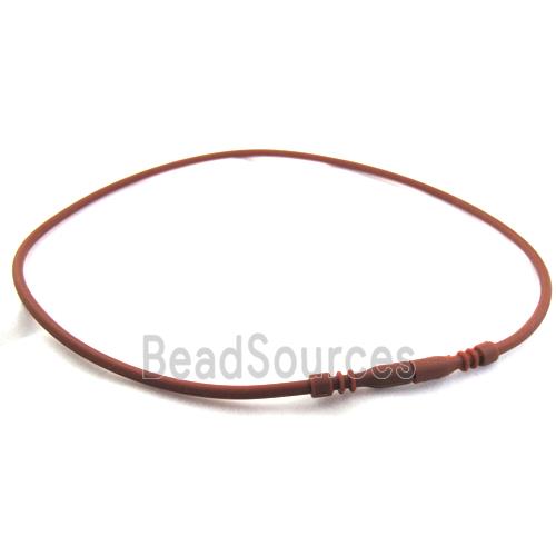 Jewelry making necklace cord, rubber