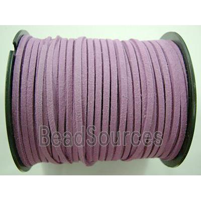 purple Synthetic Suede Cord