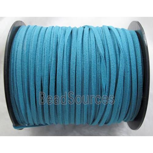 Synthetic Suede Cord, blue