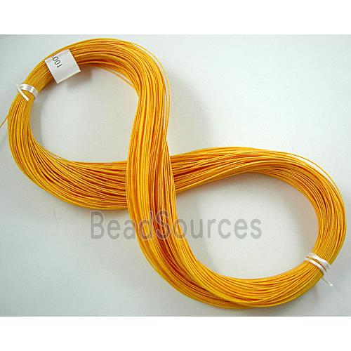 waxed wire, round, grade a, golden