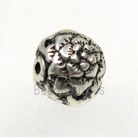 tibetan silver alloy beads, non-nickel