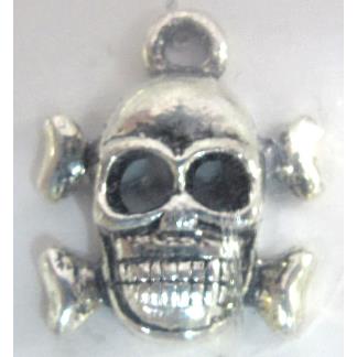 Skull Charm, Tibetan Silver pendants