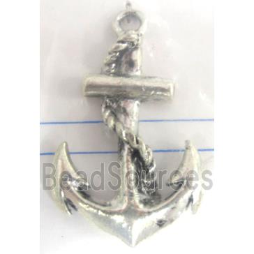 Tibetan Silver anchor pendants