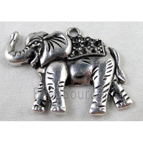 Tibetan Silver elephant pendant