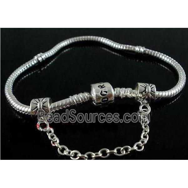 bracelets safety chain, Tibetan silver connection