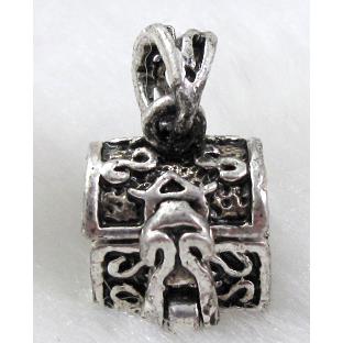 Tibetan Silver box Charms pendant