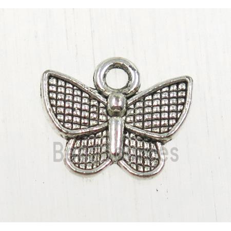 tibetan silver butterfly pendant, non-nickel