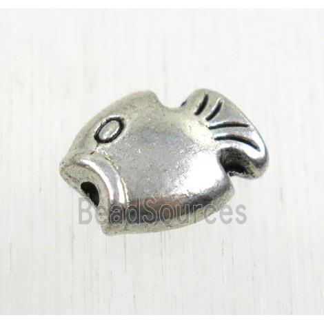 tibetan silver zinc fish beads, non-nickel