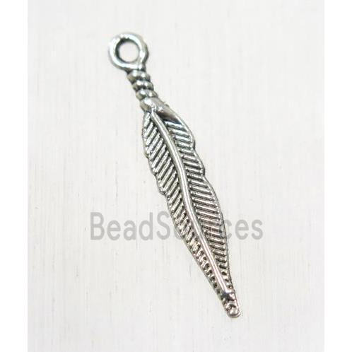 tibetan silver leaf pendants, non-nickel