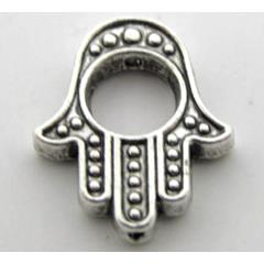 religious hand, Tibetan Silver Spacers Non-Nickel