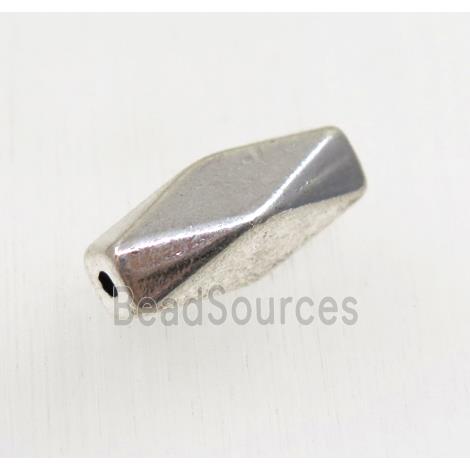 tibetan silverzinc tube beads, non-nickel