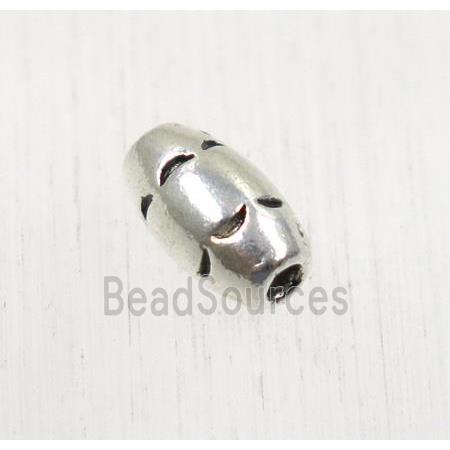 tibetan silver zinc rice beads, non-nickel