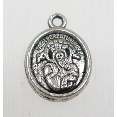 tibetan silver pendant, non-nickel