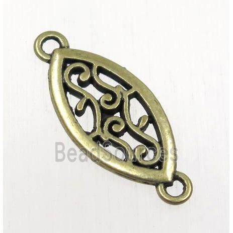 tibetan silver connector, non-nickel, bronze