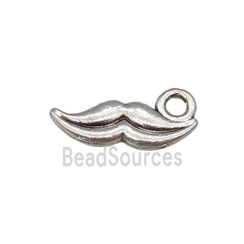 Tibetan Style Zinc Lips Charms Pendant Antique Silver