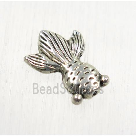 tibetan silver zinc fish beads, non-nickel