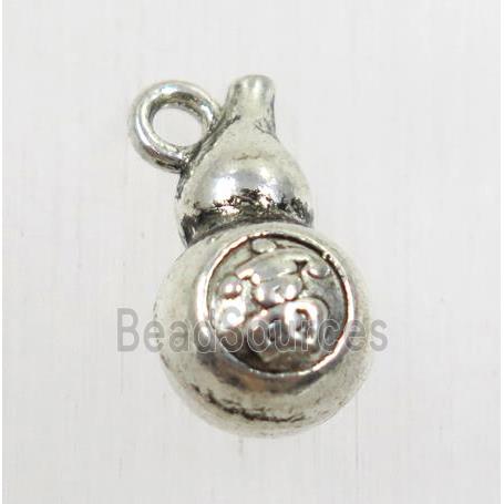 tibetan silver gourd pendant, non-nickel