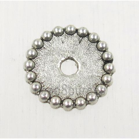 tibetan silver spacer beads, zinc, non-nickel