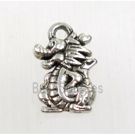 tibetan silver dragon pendants, non-nickel