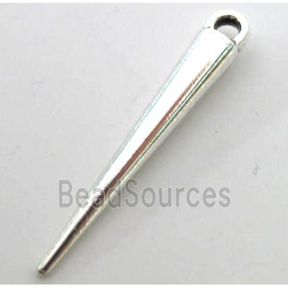 tibetan silver bullet pendant non-nickel