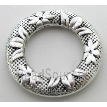 Tibetan Silver ring, Lead free and nickel Free