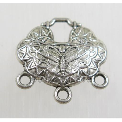 tibetan silver pendant, non-nickel