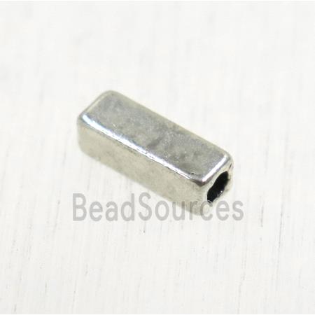 tibetan silver zinc tube beads, non-nickel