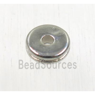 tibetan silver zinc heishi beads, non-nickel