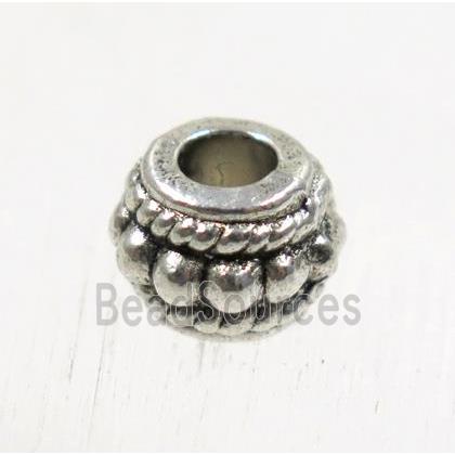 tibetan silver zinc beads, non-nickel