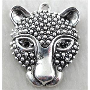 Tibetan Silver pendants, Lead free and nickel Free, animal, 40x45mm