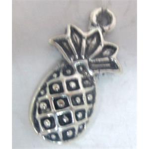 Tibetan Silver pineapple pendant, lead free and nickel free, 20x11mm