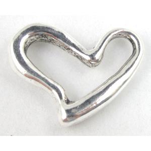 Tibetan Silver charm pendant, Lead free and nickel Free, 21x27mm