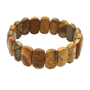 Picture Jasper Bracelet Stretchy, approx 11-20mm