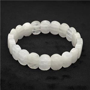 Clear Quartz Bracelet Stretchy, approx 11-15mm